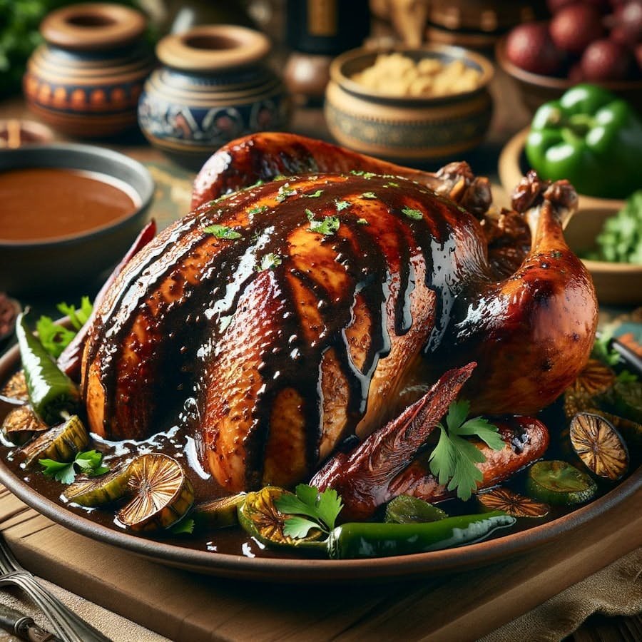 Pavo con mole