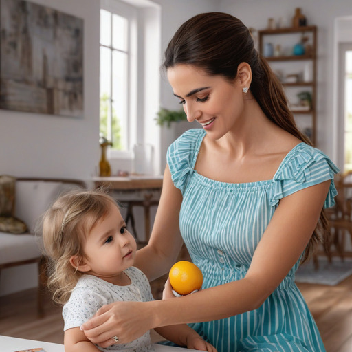 Au Pair with baby girl